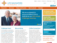 Tablet Screenshot of lifenavigators.org